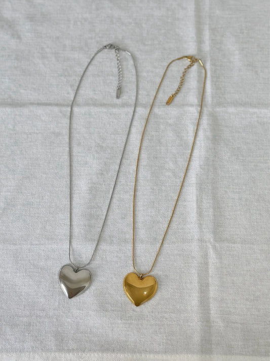 Puffy Heart Necklace