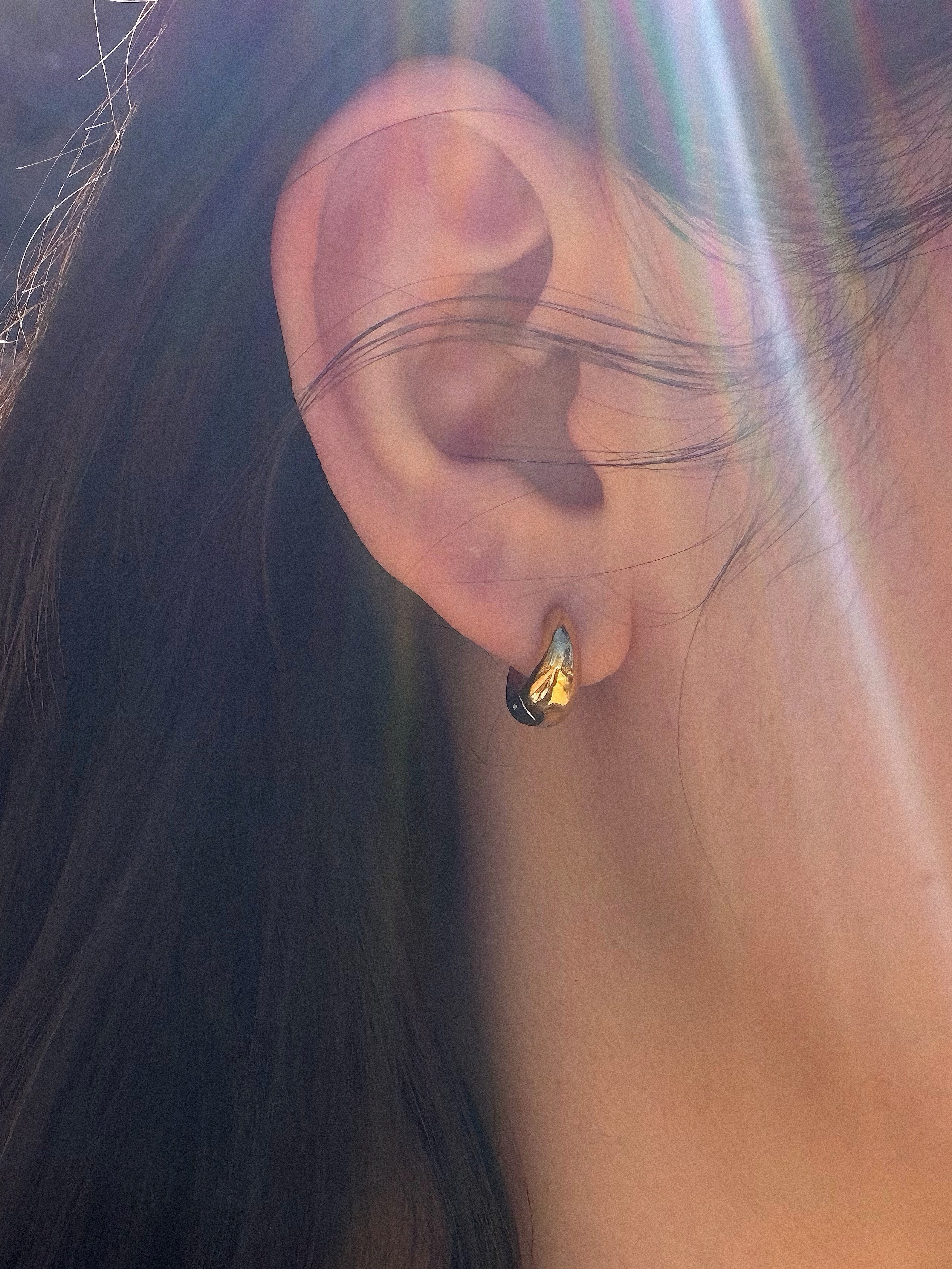 Puffy Loop Earrings
