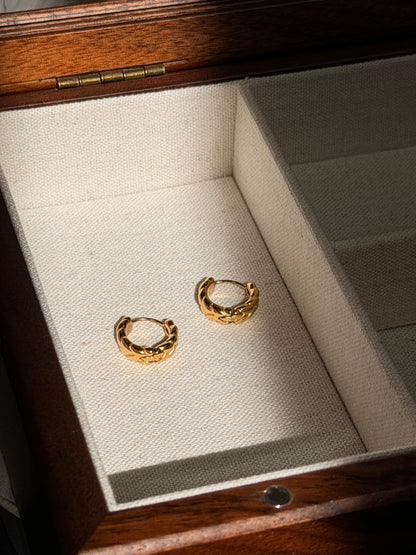 Braided Loop Earrings