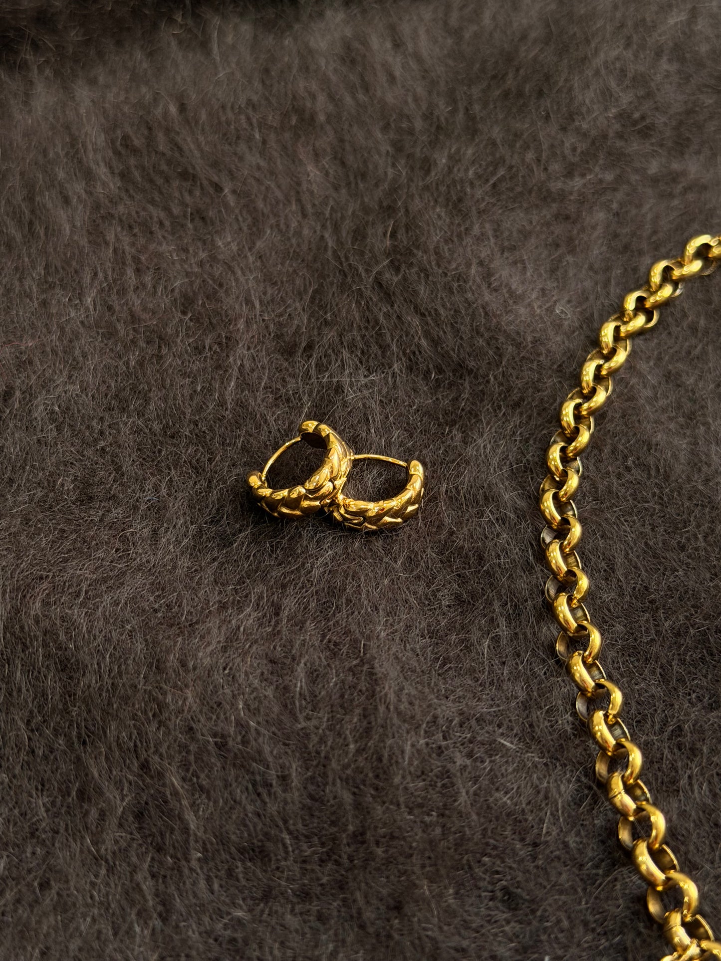 Braided Loop Earrings