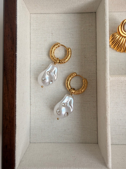 Baroque Drop Earrings