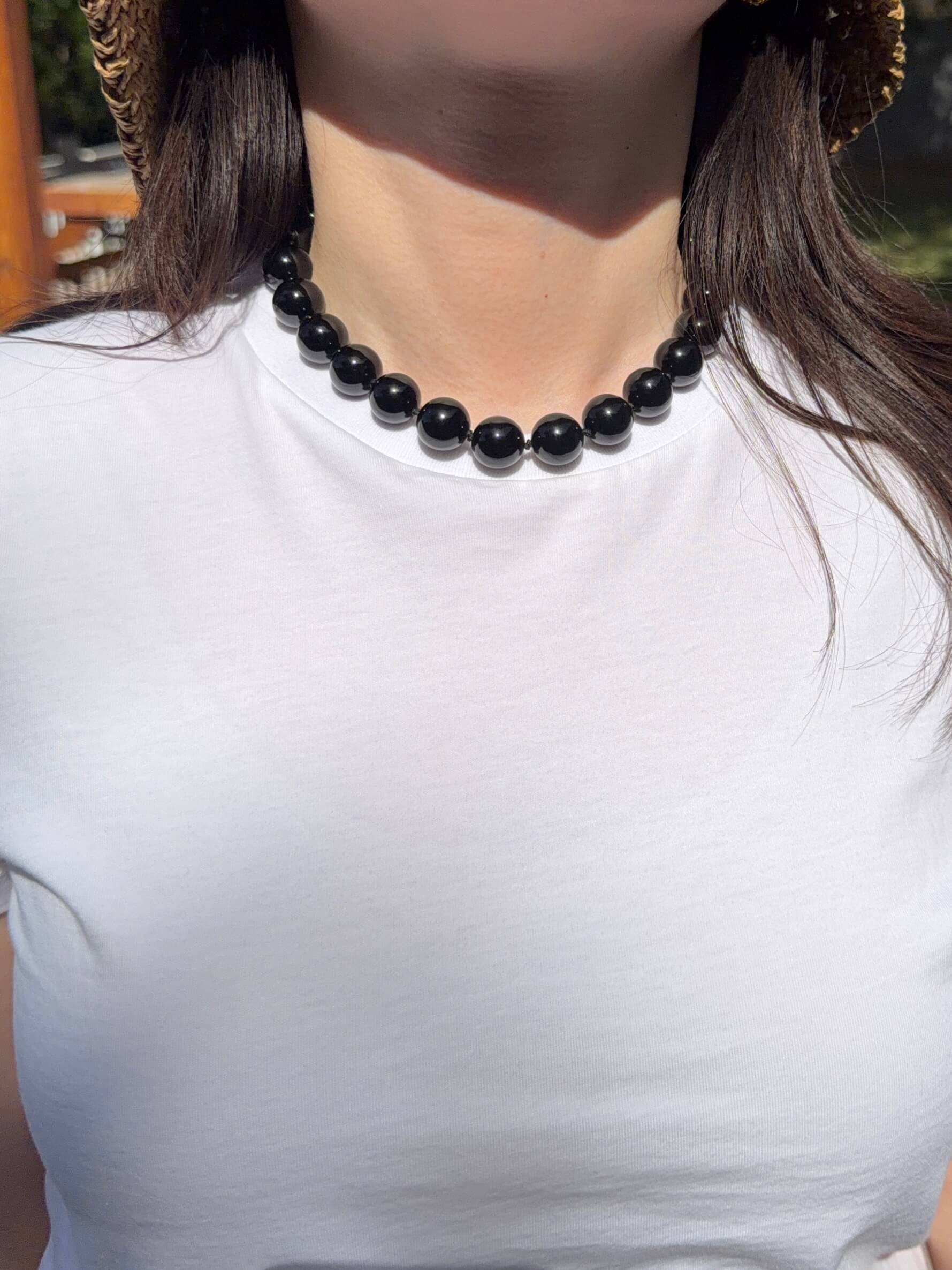 Black Agate Necklace