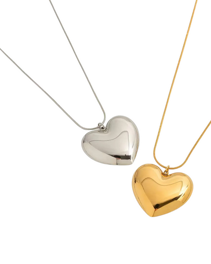 Puffy Heart Necklace