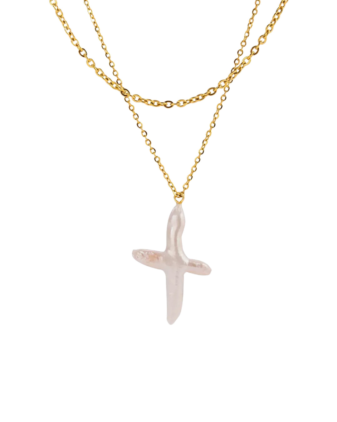 Cross Layered Necklace