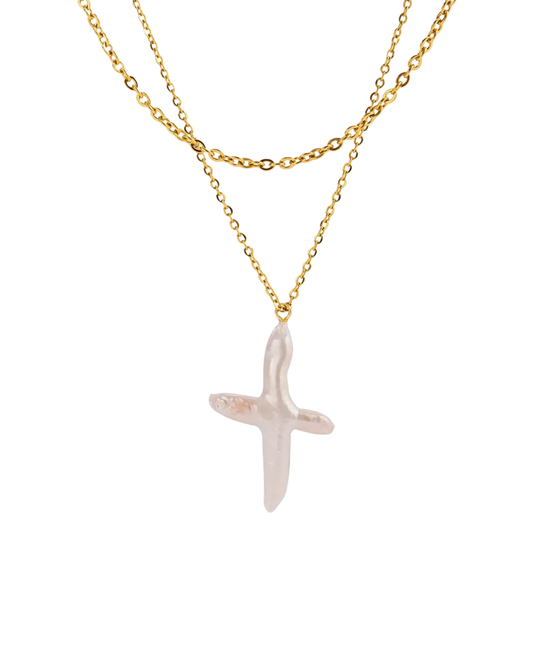 Cross Layered Necklace