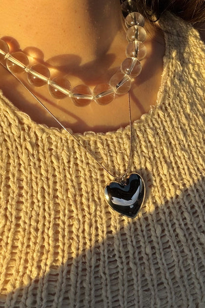 Puffy Heart Necklace