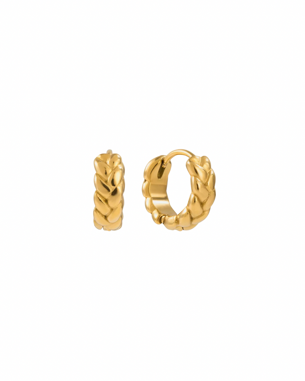 Braided Loop Earrings