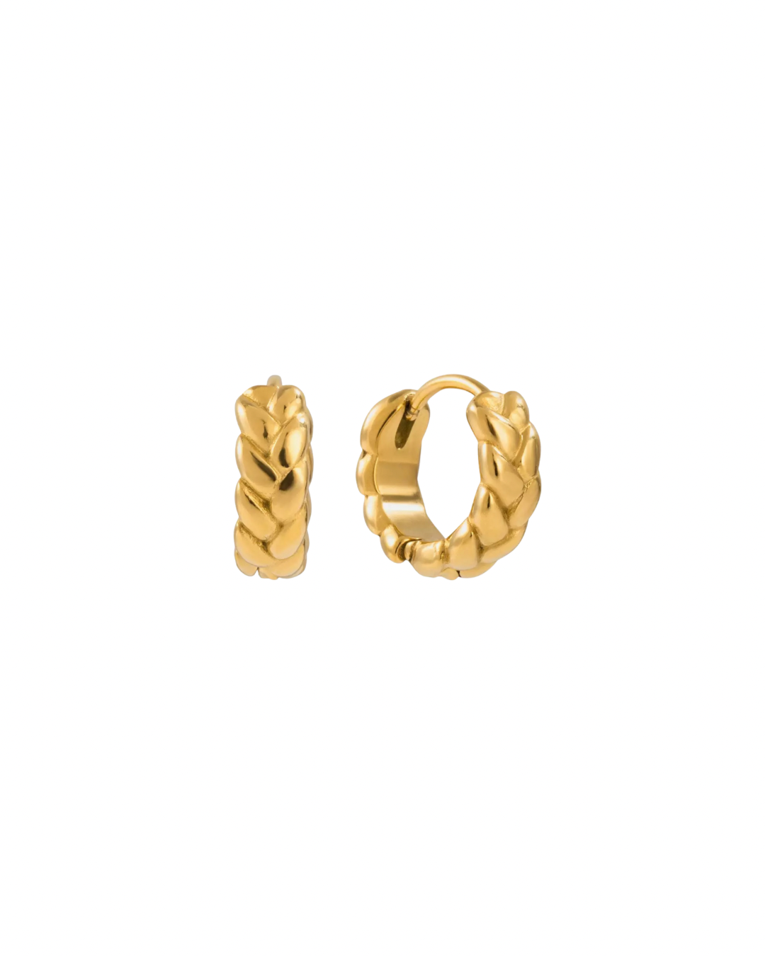 Braided Loop Earrings