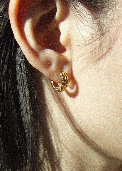 Braided Loop Earrings