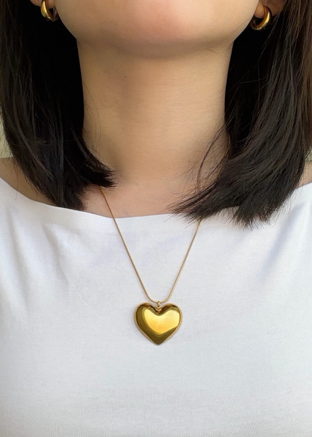 Puffy Heart Necklace