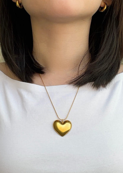 Puffy Heart Necklace