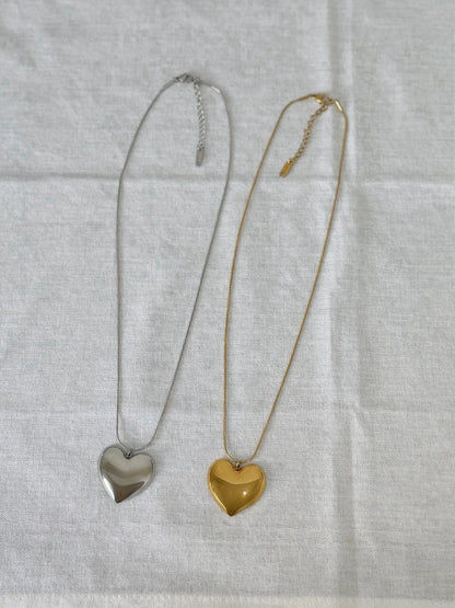 Puffy Heart Necklace